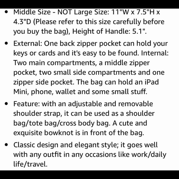 Handbag, NWOT. - Picture 12 of 13